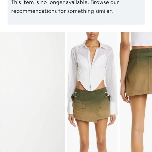 Dion Lee Ombre Utility skirt 8 - Picture 2 of 4